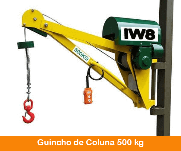 Guincho de Coluna Elétrico 500kg